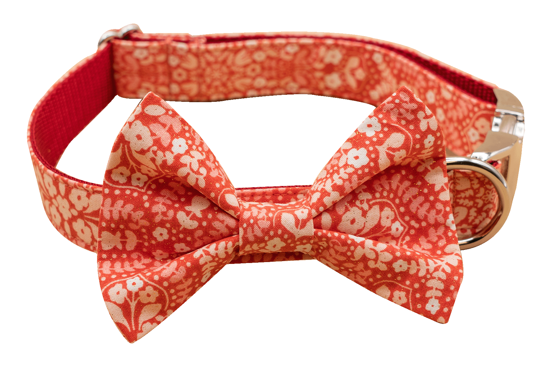 Peaches and Cream Bowtie Collar