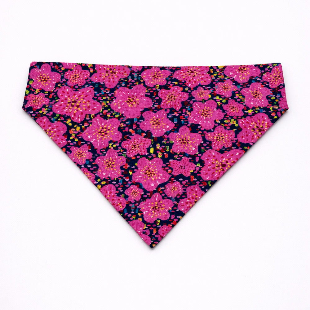 Fuschia Poppy Bandana