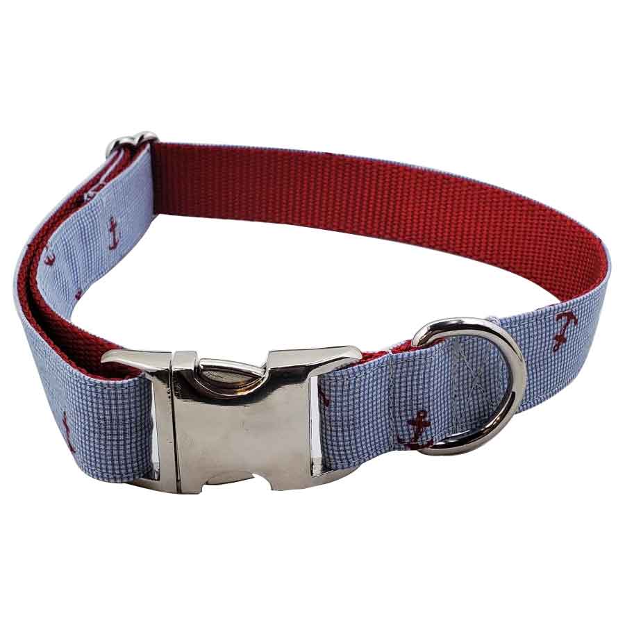 Red Anchors Collar