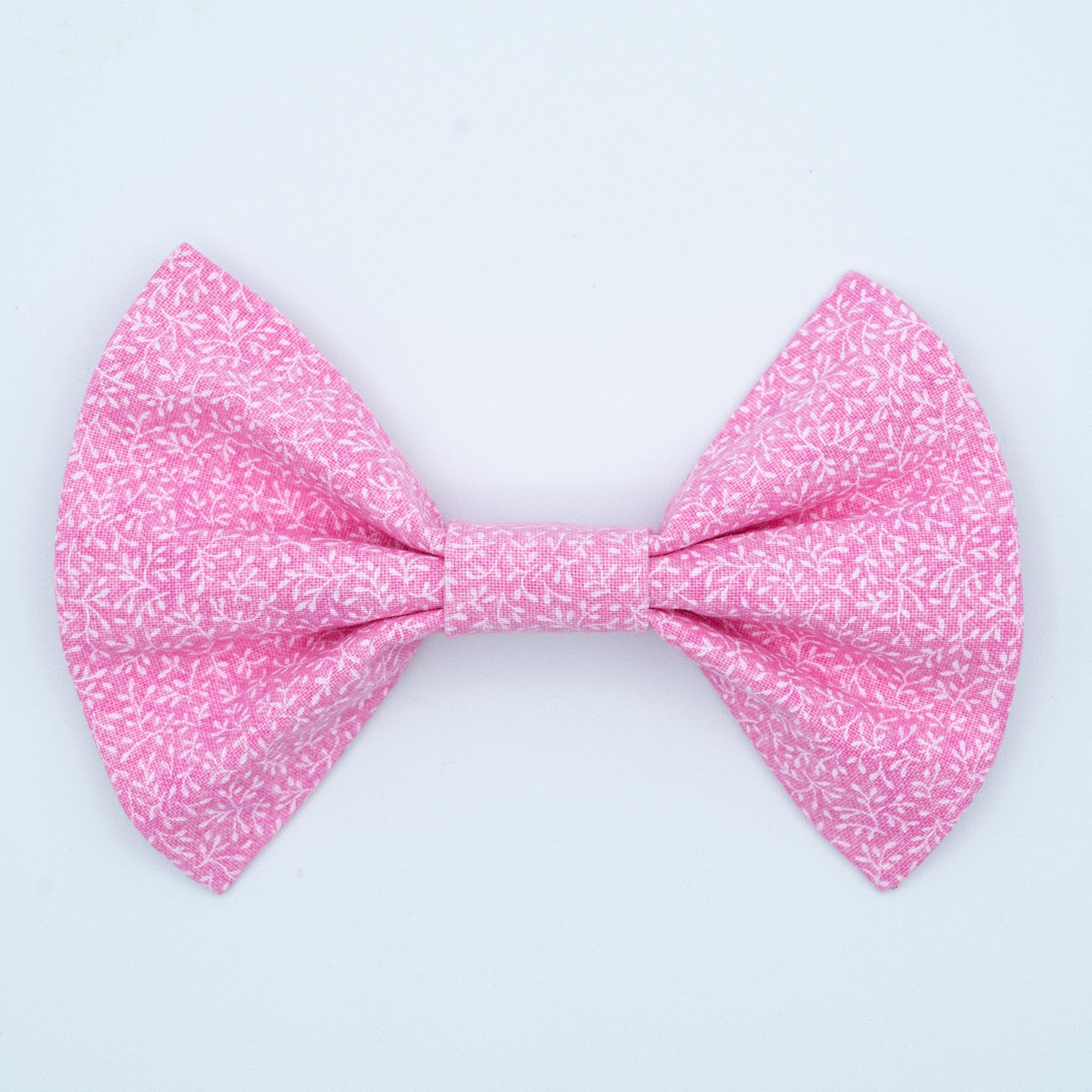 PINK VINES BOWTIE