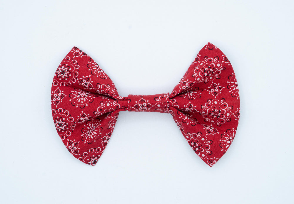 RED & WHITE CLASSIC BOWTIE