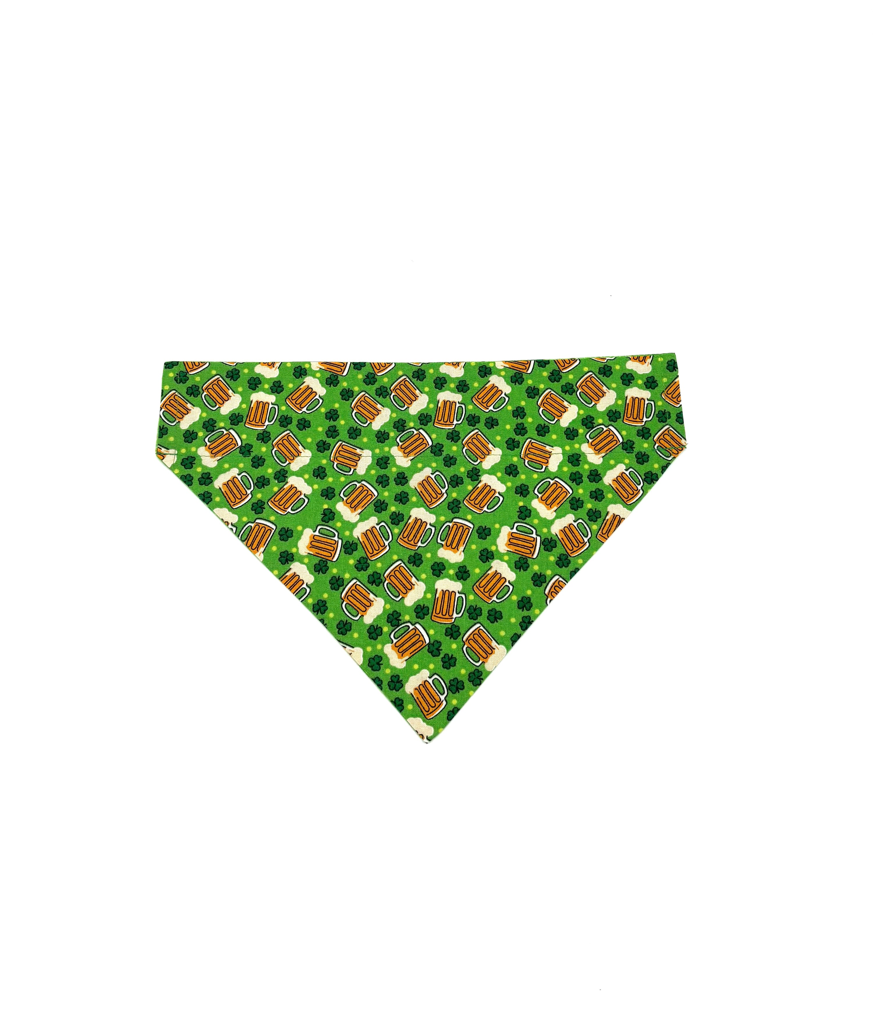 St. Patty’s Beer Mugs Slip Over Collar Bandana