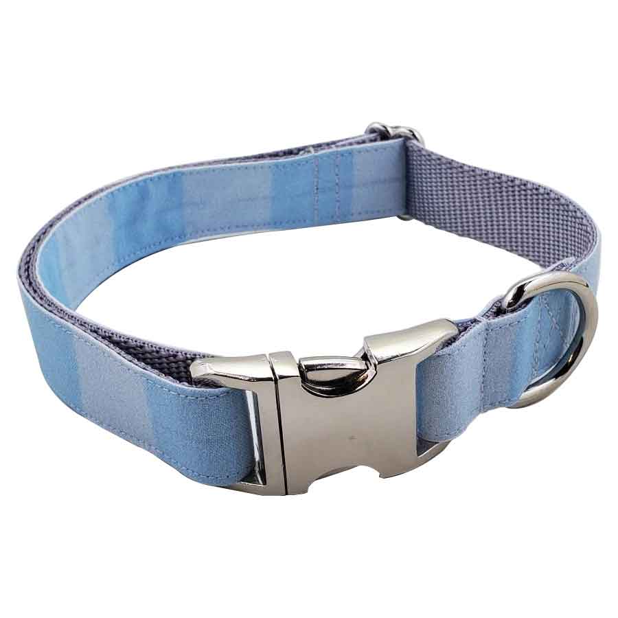 Blue Windowpane Collar