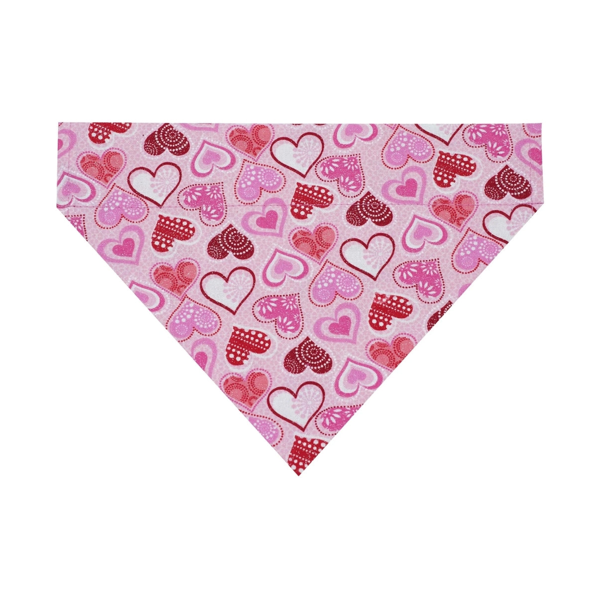 Random Hearts Slip over Collar Bandana