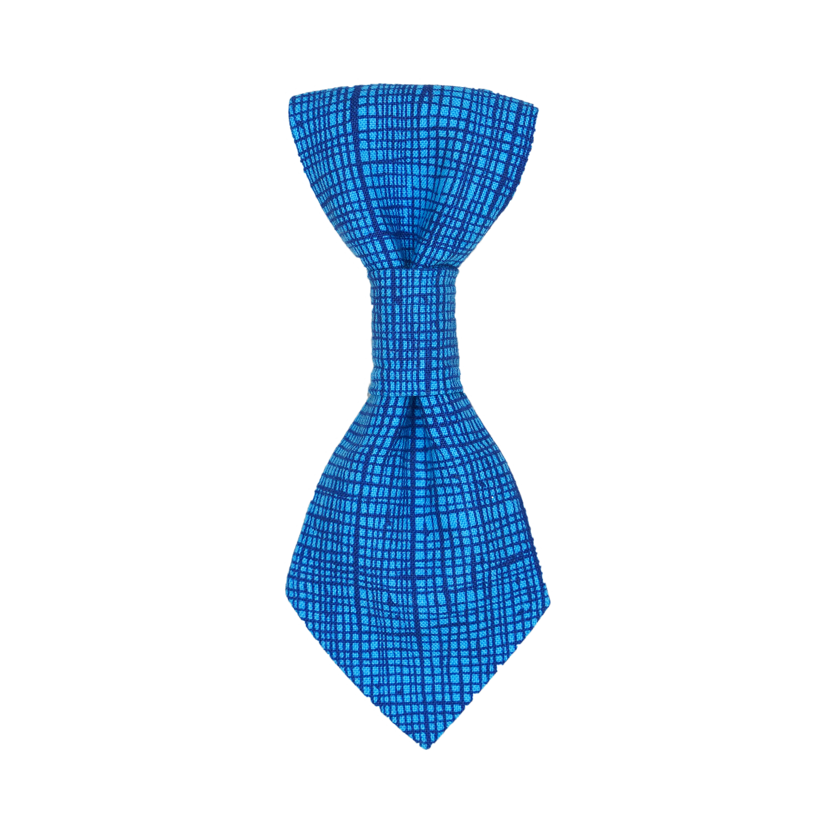 Teal Graph Lines Tie