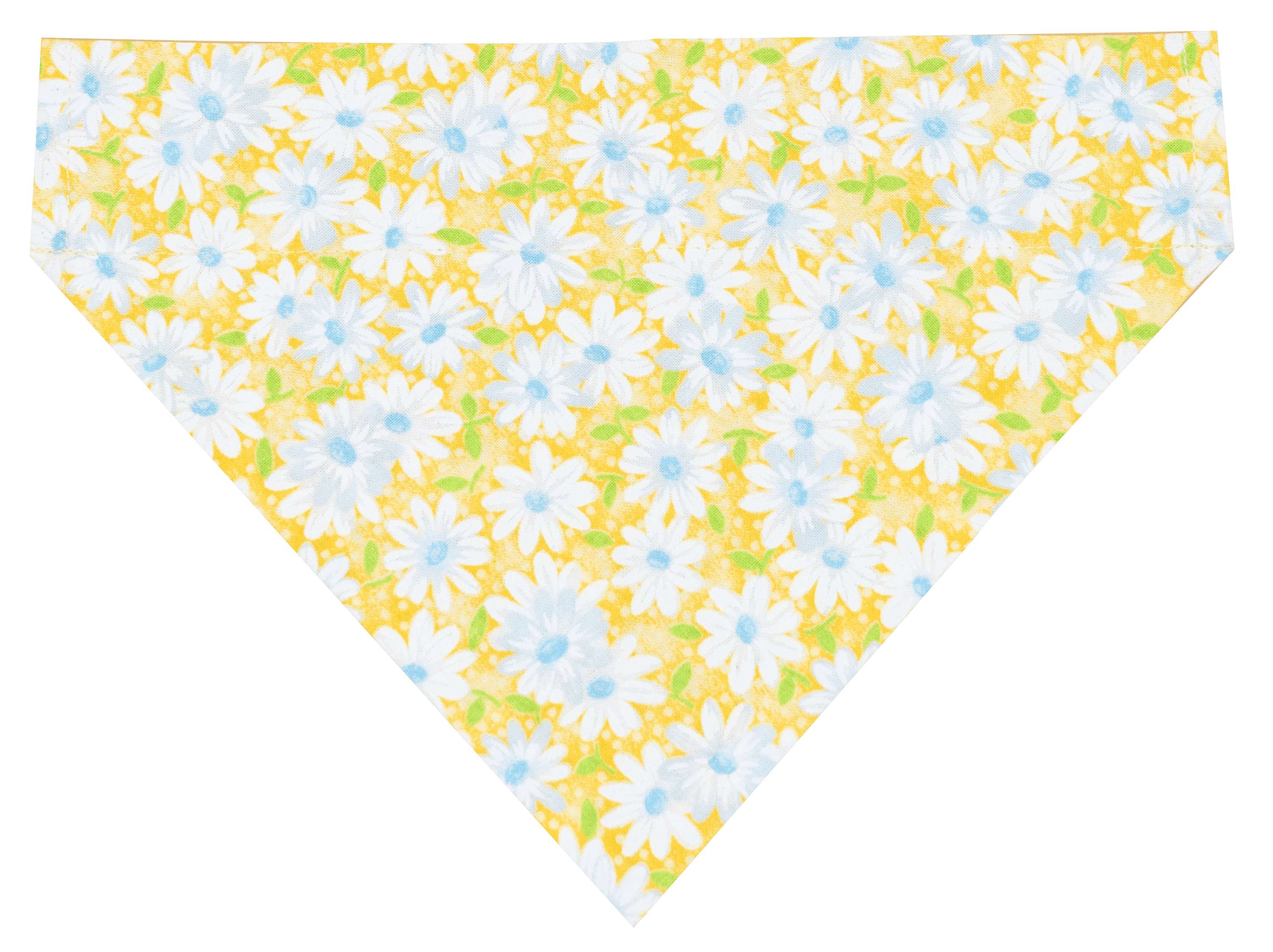 Yellow Daisies Slip Over Collar Bandana