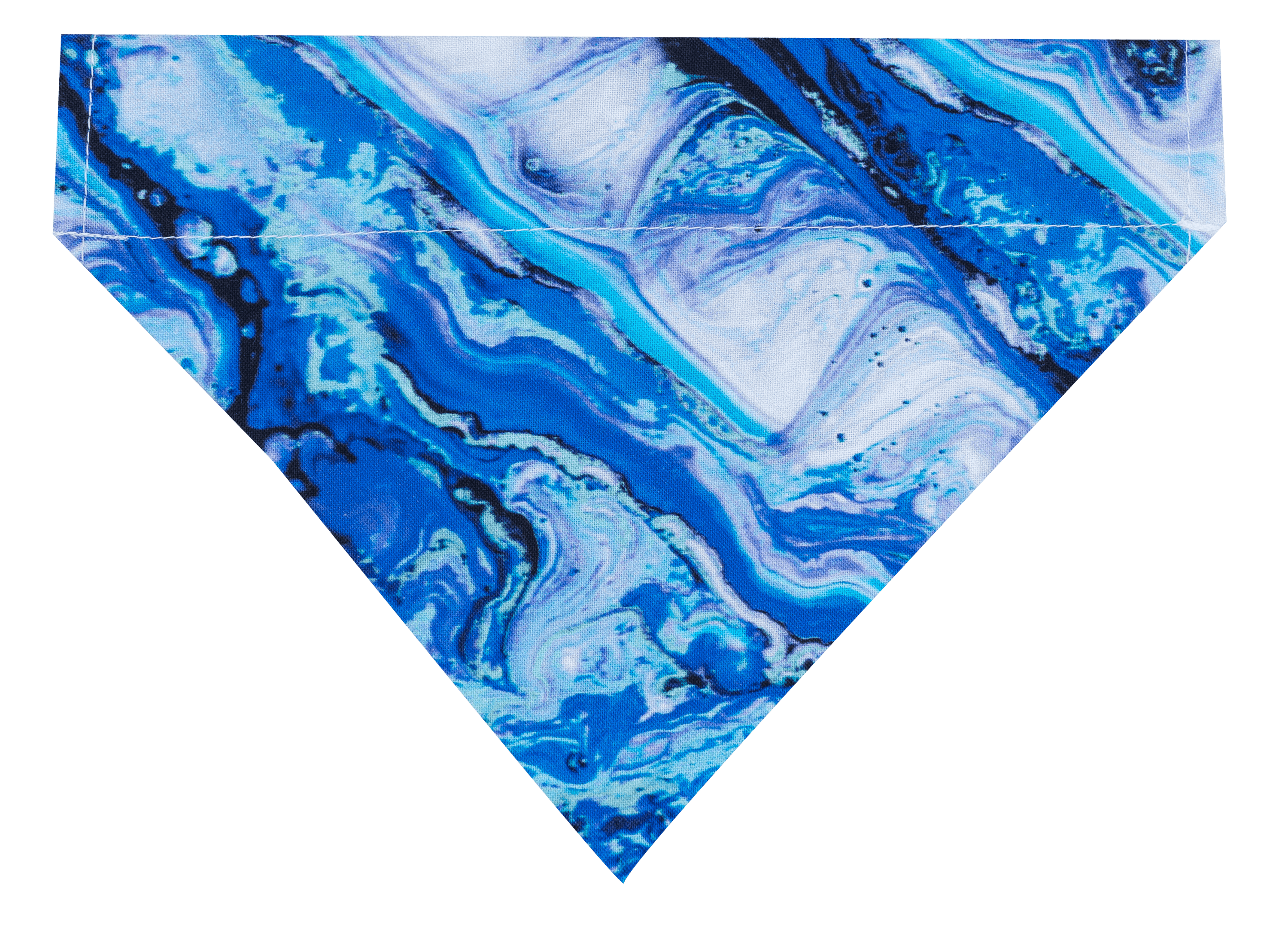 Celestial Blue Slip Over Collar Bandana