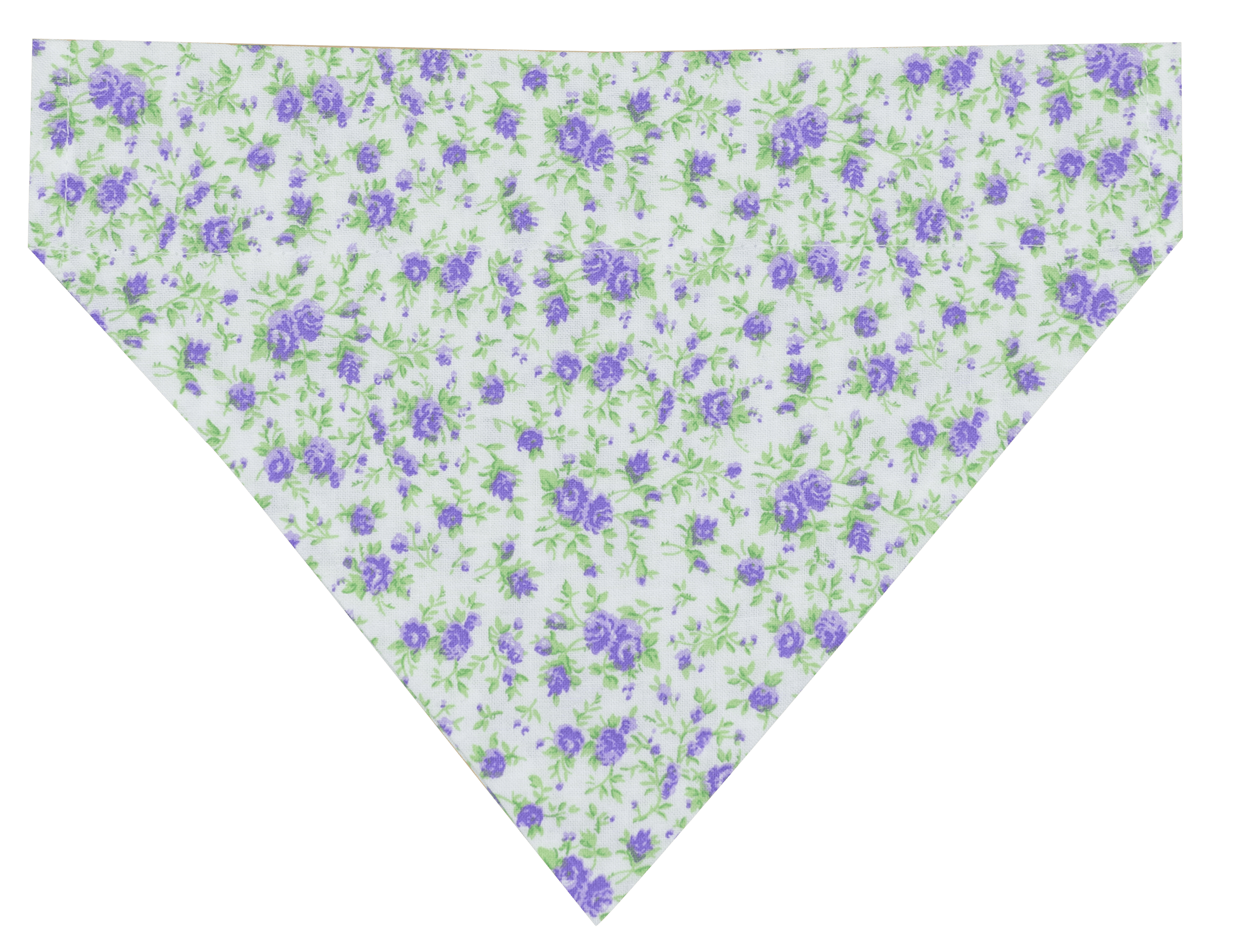 Mini Purple Rose Slip Over Collar Bandana