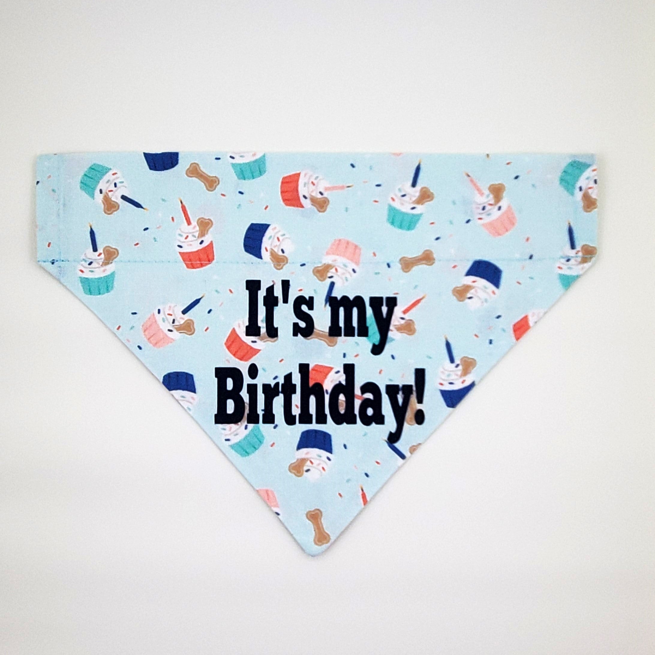 It's my Birthday Slip Over Collar Bandana