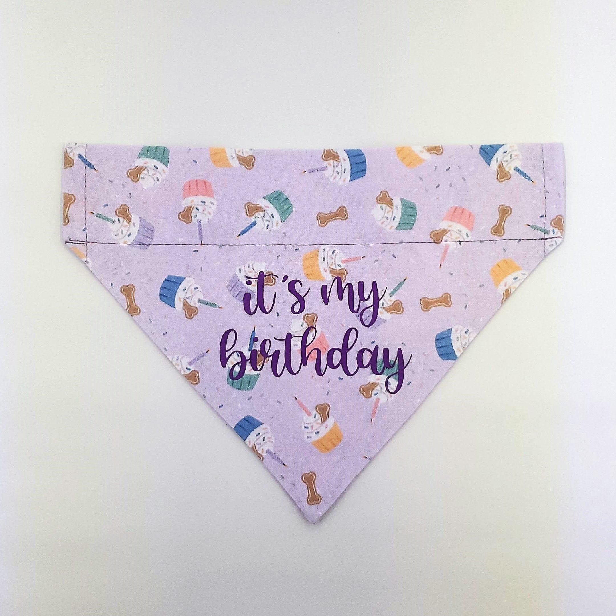 It's my Birthday Slip Over Collar Bandana