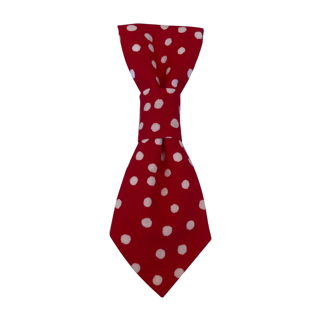 Red and White Polka Dots Tie