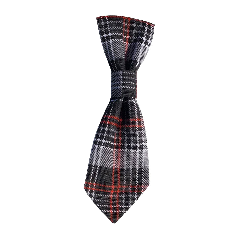 Black and White Plaid Tie