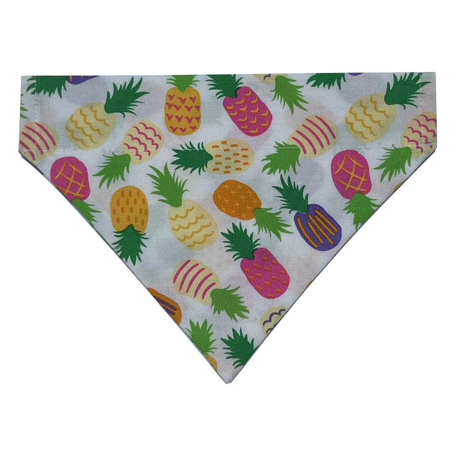 Pineapple Party Slip Over Collar Bandana