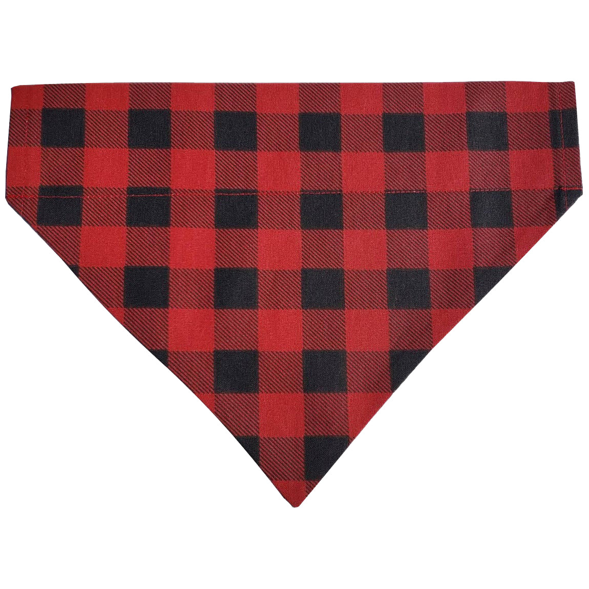 Red Buffalo Check Slip Over Collar Bandana