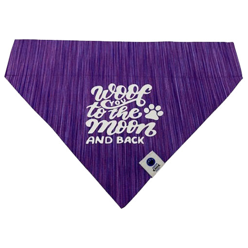To The Moon and Back Purple Haze Slip Over Collar Bandana